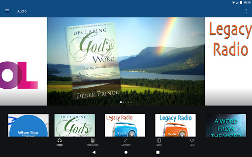 Screenshot of Derek Prince Ministries