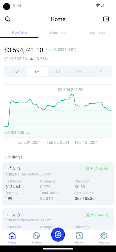 Android application Orbis NextGen Staging screenshort