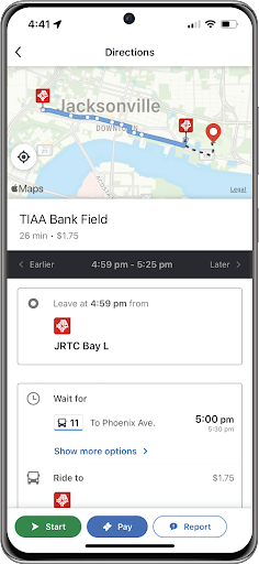 Android application MyJTA screenshort