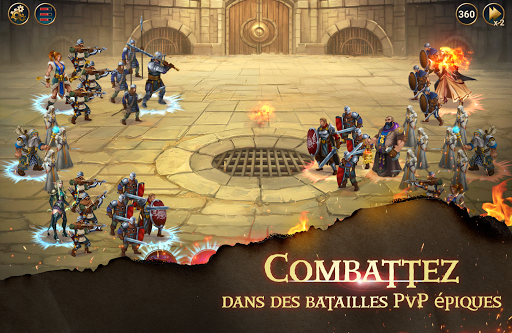 Télécharger Chaos Lord Stronghold Kingdom Guerre RPG médiévale APK MOD (Astuce) screenshots 1