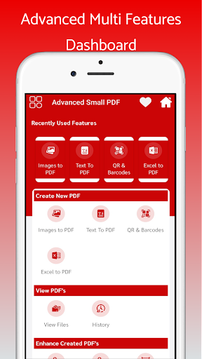Android application Advanced Small PDF Tools screenshort