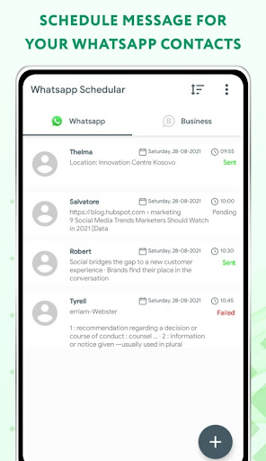 WotSchedule Screen 2