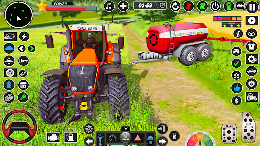 Village Tractor Forming Sim 3D 1.0 APK + Мод (Unlimited money) за Android