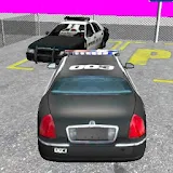 Police Car parking 3D icon