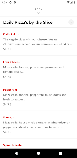 Zelo Pizzeria Screen 3