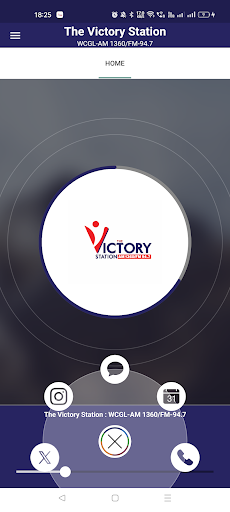 The Victory Station App Screen 2