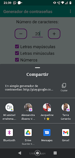 Generador de contraseñas seguras