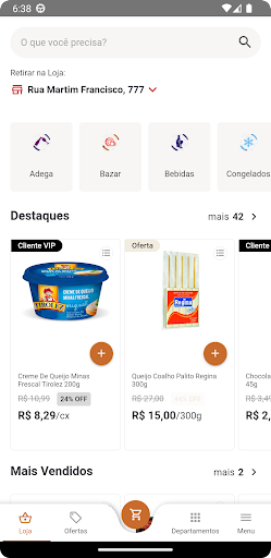 Android application Supermercados Madrid screenshort