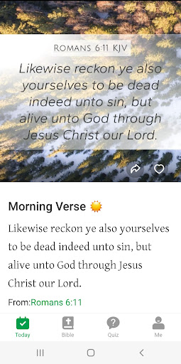 Android application KJV Bible Time:offline + audio screenshort