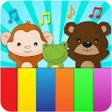 Animal sounds piano for kids icon