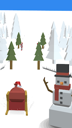 Xmas Santa Mad Sleigh Run - Screenshot 2