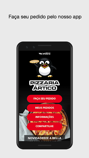 Android application Pizzaria Ártico Dom Vilares screenshort