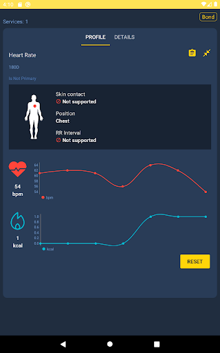 Screenshot of ST BLE Toolbox