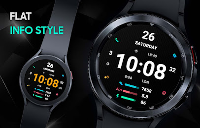 Flat - Watch face poster 9