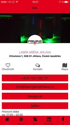 Android application Laser Game CZ screenshort