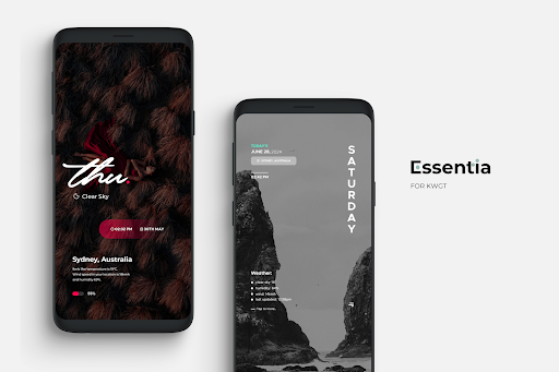 Screenshot of Essentia KWGT