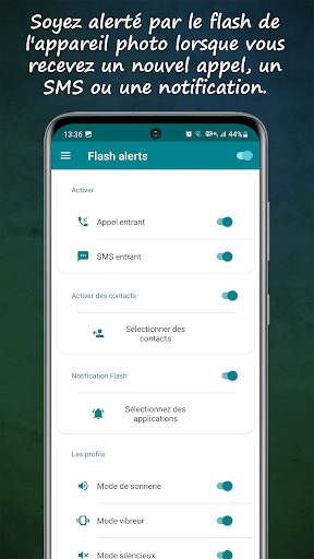 Aperçu de l'application