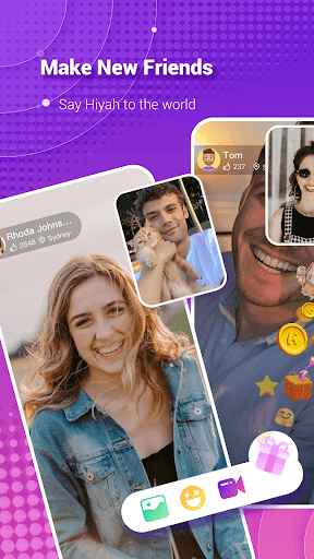 Android application Hiyah - Live Video Chat screenshort