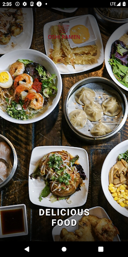 Android application OSHI RAMEN screenshort