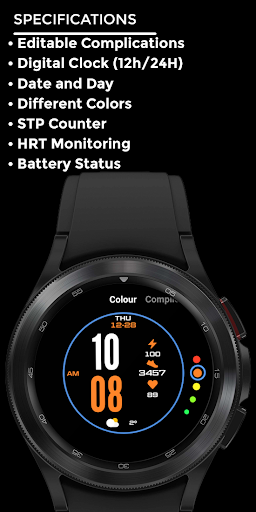 Nighty Digital 22 - watch face screenshot 3