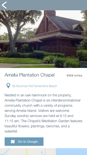 Amelia Island Guide Screen 3