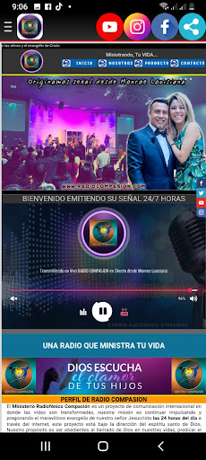 Radio Compasión Screen 2