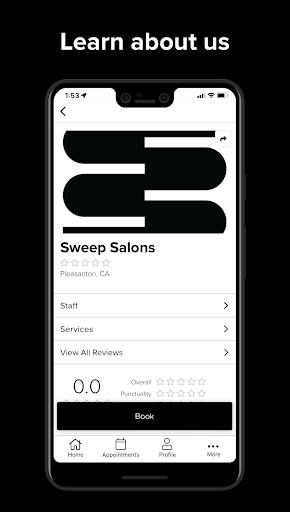 Sweep Salons Screen 2