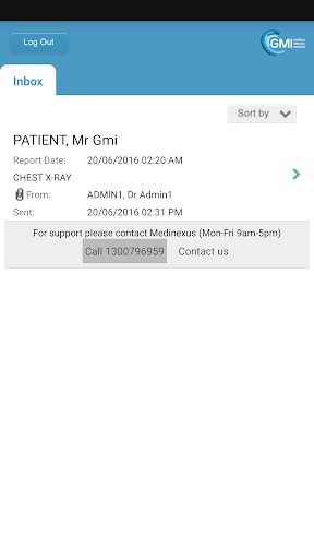 GMI Patient Access Screen 3