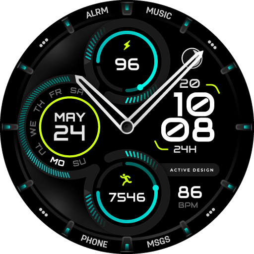Perpetual Hybrid Watch Face logo