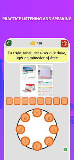 Danish 90.000 words & pictures Screen 2