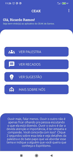 CEAK Screen 2