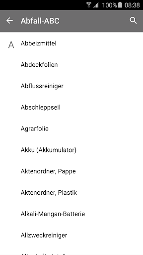 KUFI App Umweltschutz Fichtel. Screen 3