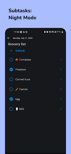 Screenshot of Daily Task Manager