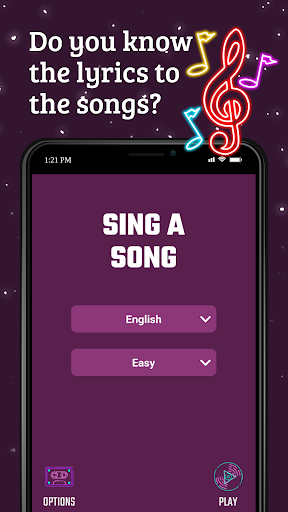 Android application Sing a Song screenshort