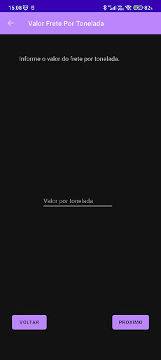 Android application Calculo Frete Autônomo screenshort