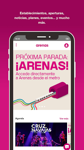 Android application Arenas screenshort