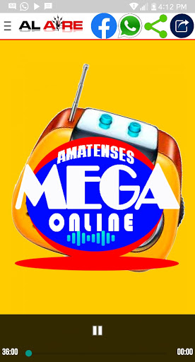 Android application Amatenses Mega Online screenshort