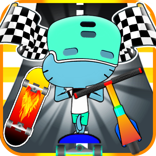 racing skate gumball logo