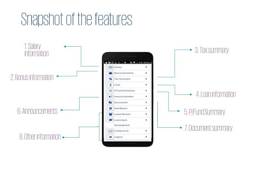 Android application KPMG mypay screenshort