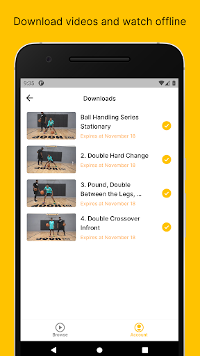JusHoop Training Screenshot