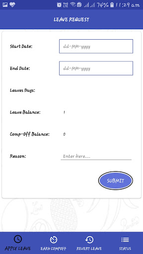 Malas Staff App Screen 2