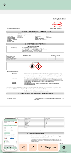 Chemgroup SDS Screen 2