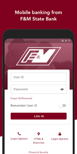 Android application F&M State Bank screenshort