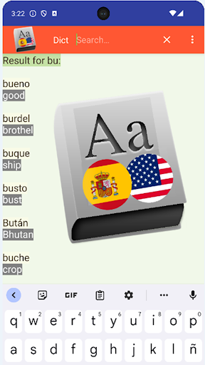 ES Spanish Dictionary Screen 3