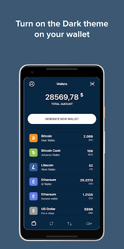 Elegro: multi-currency wallet Screenshot