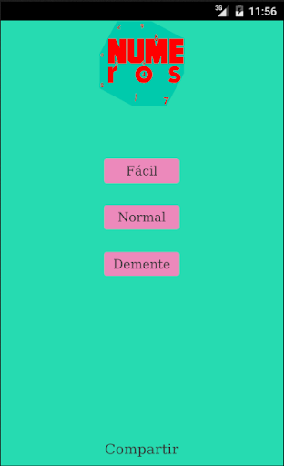 Android application Adivina Números screenshort