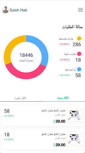 شبيك التاجر Shobbaik Vendor Screen 2