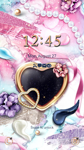 Heart Marble Palette-Wallpaper Screen 2