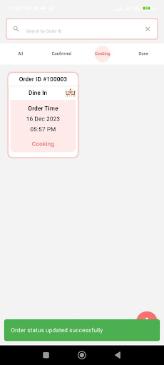 Smart kitchen Screen 3