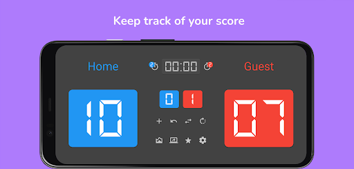 Android application Volleyball scoreboard screenshort